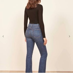 Reformation Jordi Kick Flare Jeans NWT